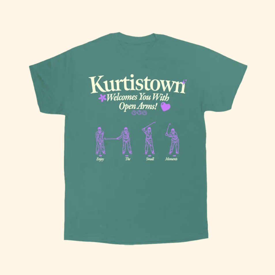 Kurtistown Welcomes You Green T-Shirt Kurtis Conner Merch Gifts For Fans Christmas Gifts For Him
