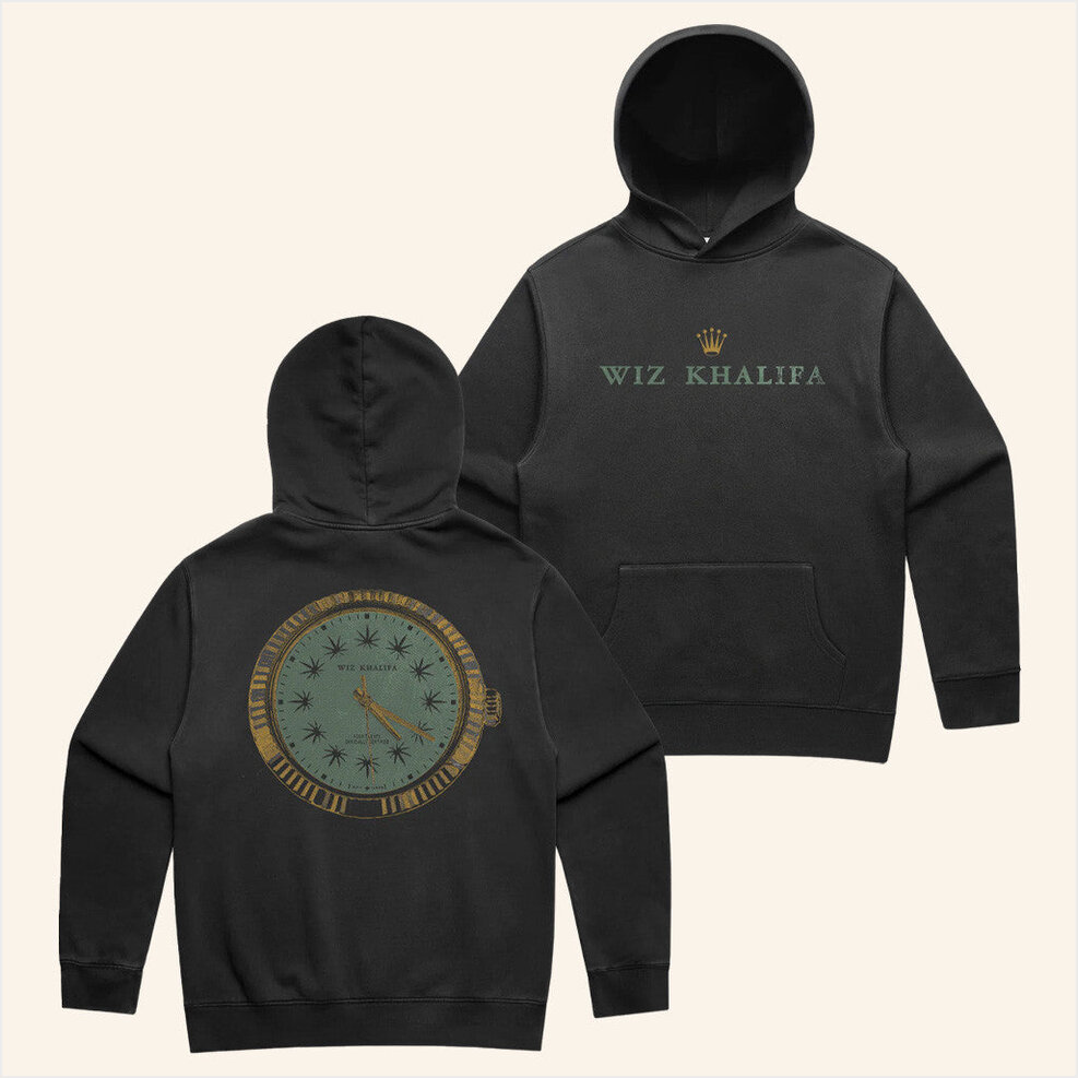 Kush Time Hoodie Wizkhalifa Merch Unique Birthday Gifts For Boyfriend Best Friend Gifts