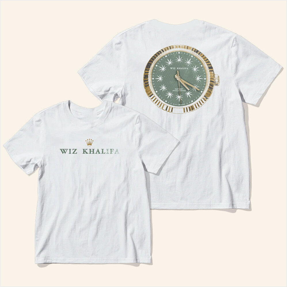 Kush Time T-Shirt Wiz Khalifa Merch Gift Ideas For Husband BFF Birthday Gifts Ideas