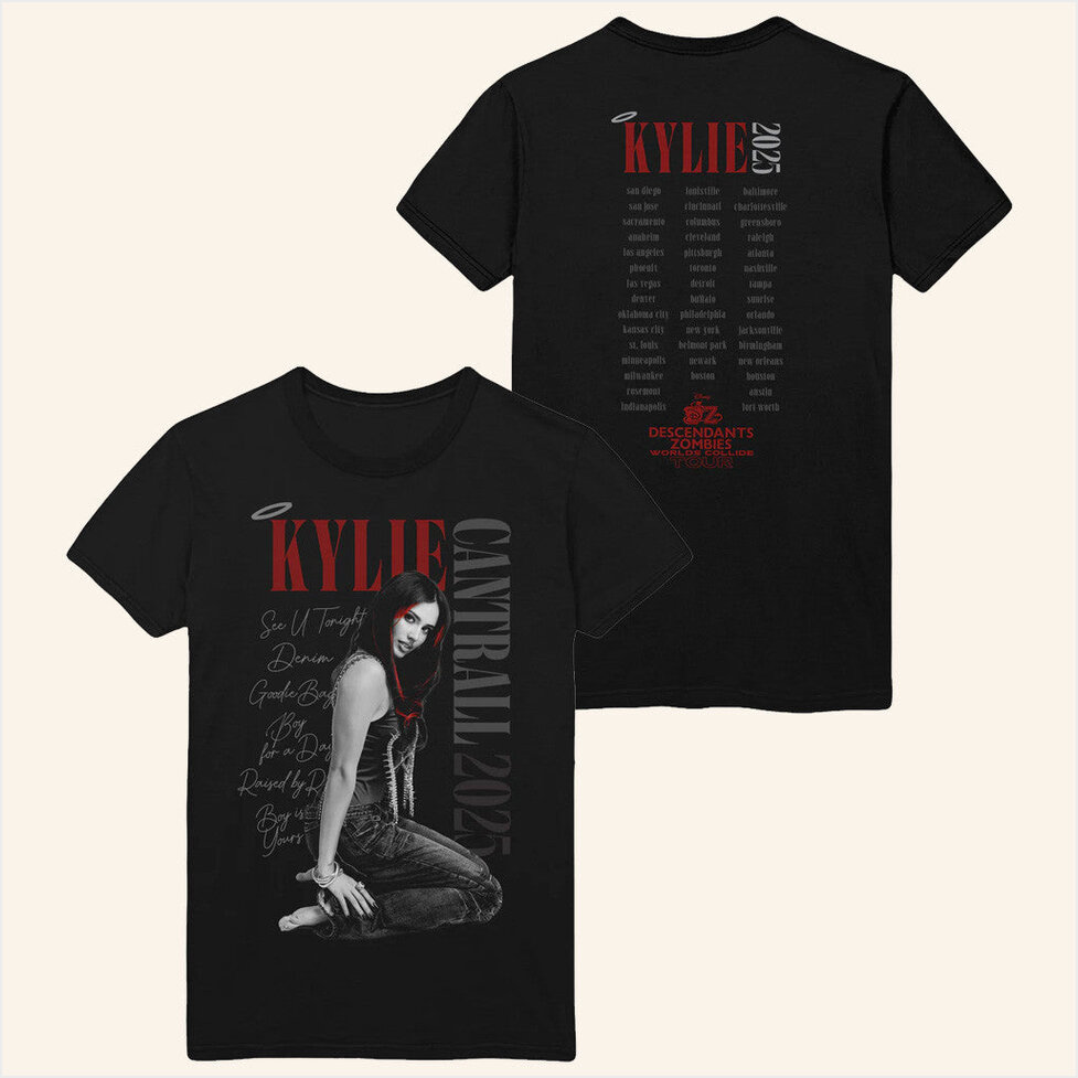 Kylie Cantrall Cast T-Shirt Descendants Zombies Worlds Collide Tour Merch Gifts For Fans