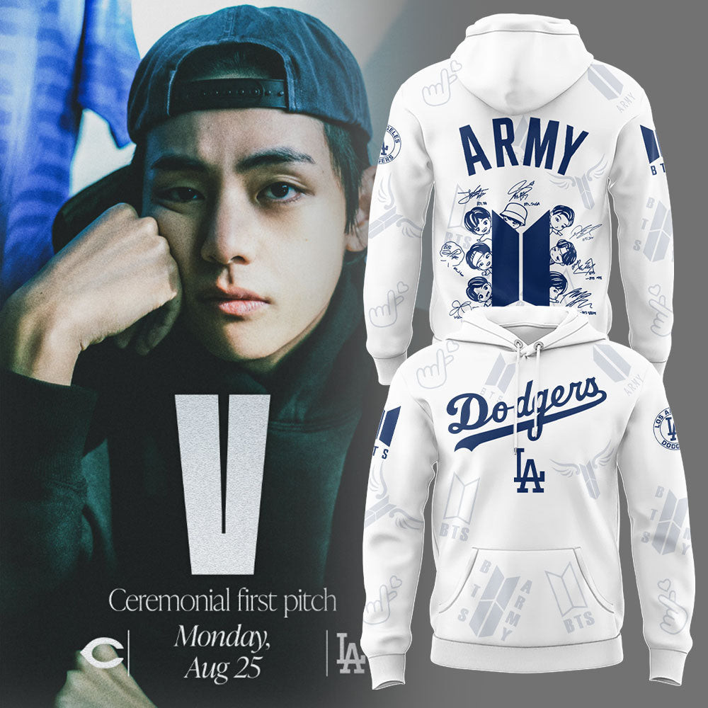 La Dodgers X Army Hoodie Baseball Team Gift Ideas