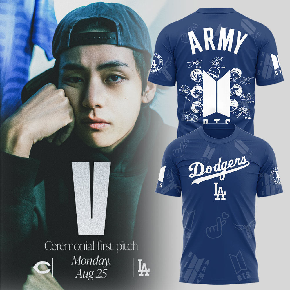 La Dodgers X Army Tshirt Presents For Baseball Fans
