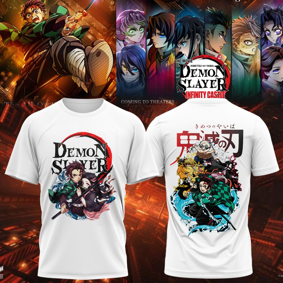 La Dodgers X Demon Slayer Tshirt Perfect Gift Idea