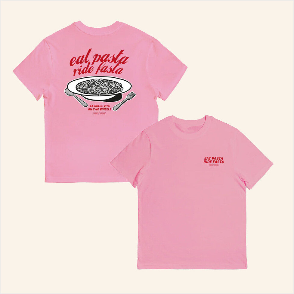 La Dolce Vita Pink T-Shirt Bonk Cycling Club Merch Birthday Gifts For Her Gifts For Friends