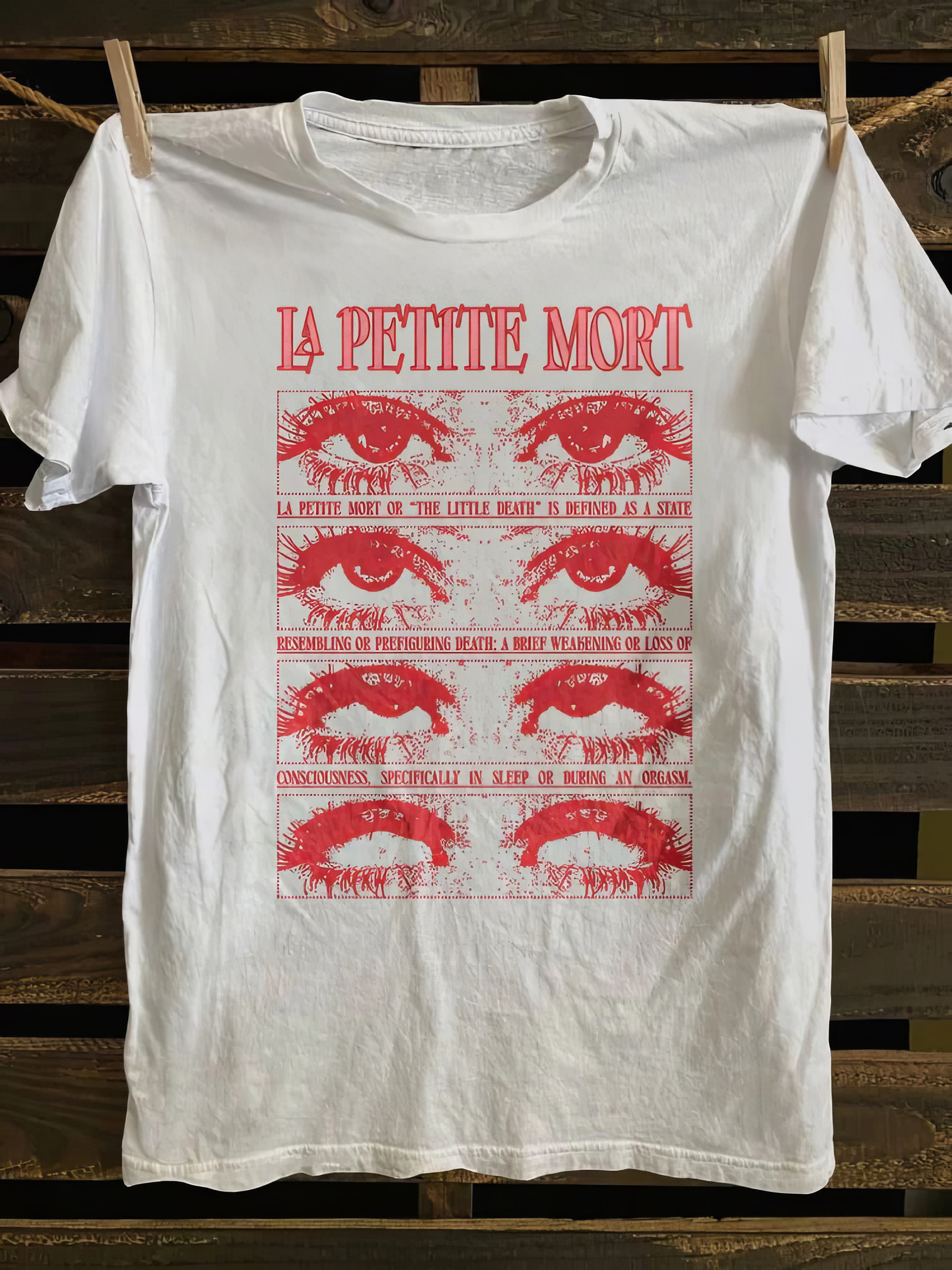 La Petite Mort Eyes T-shirt Mother's Day Gifts For Daughter In Law