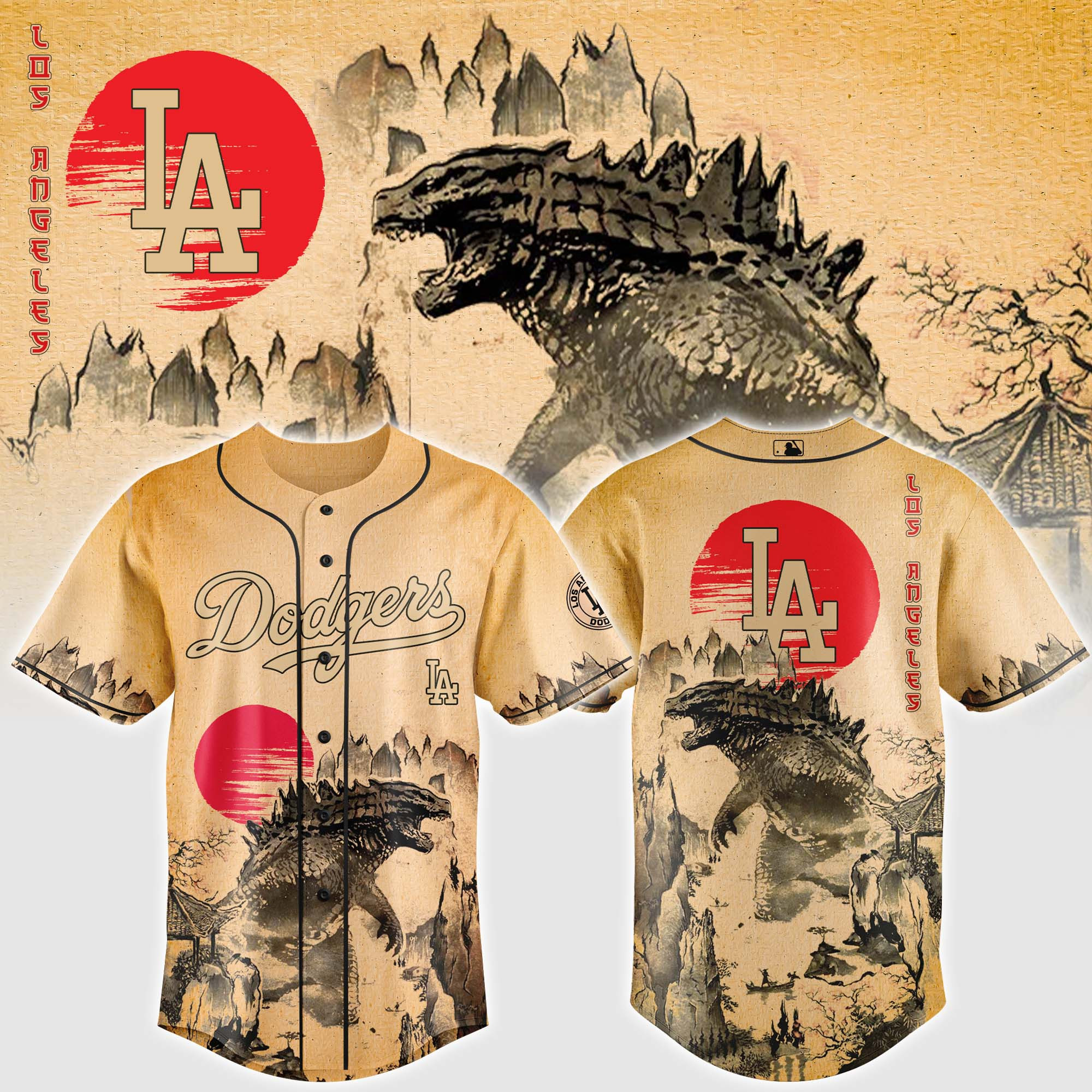 Lad X Gojira Baseball Jersey 2025 Limited Edition