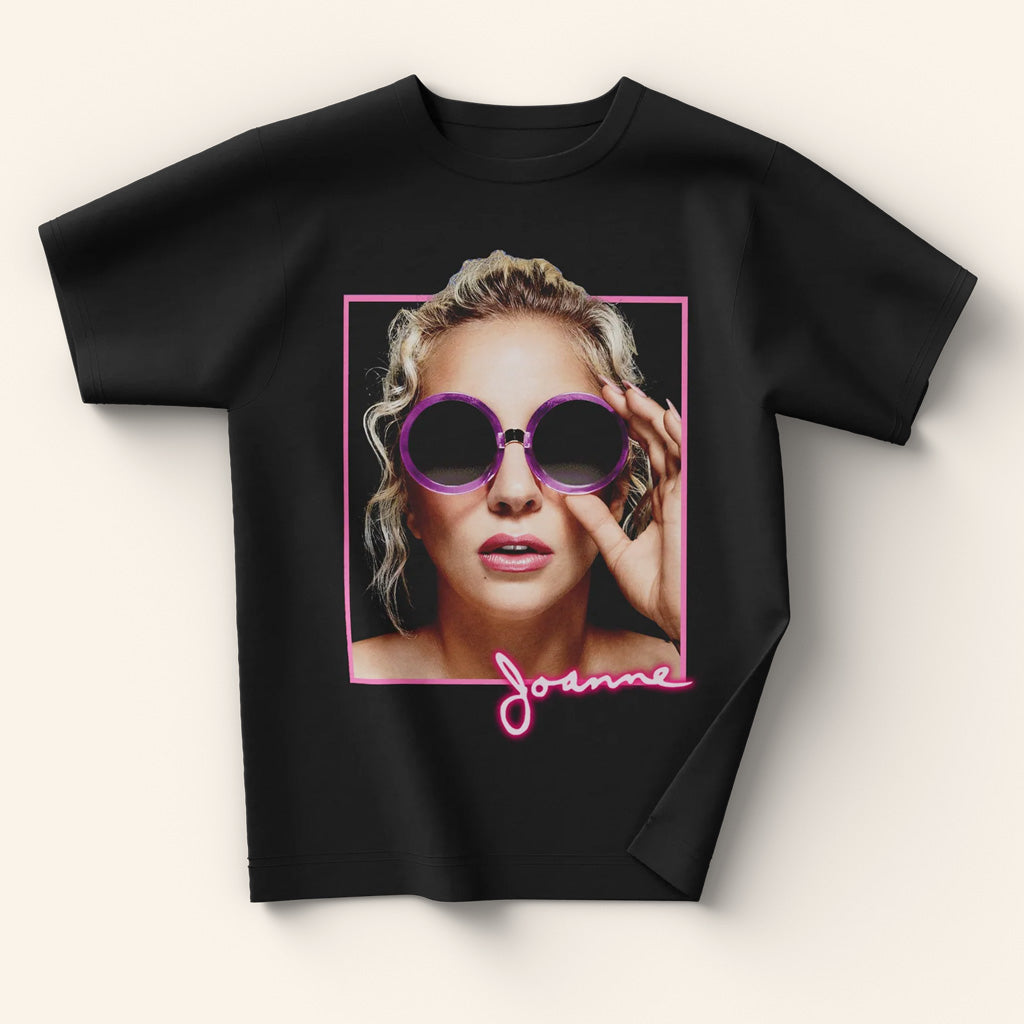 Lady Gaga Mayhem Tour Merch 2025 Concert Joanne Sunglasses Photo T-Shirt Wife Gifts