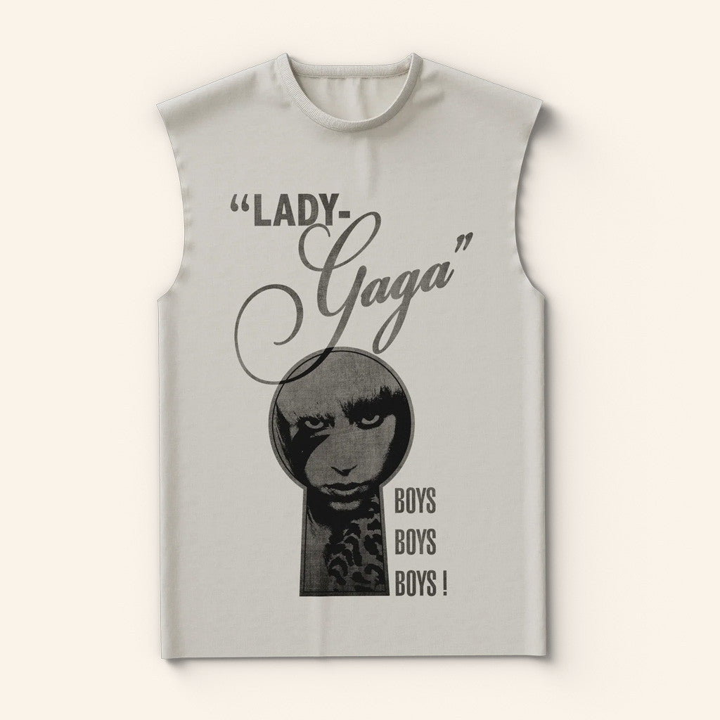 Lady Gaga Mayhem Tour Merch 2025 Concert Keyhole Boys Tank Gifts For Friends