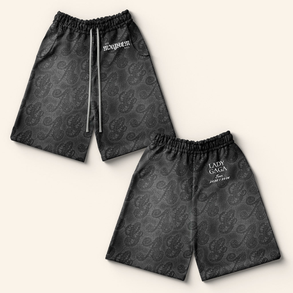 Lady Gaga Mayhem Tour Merch 2025 Concert Lace Gaga Short Gifts For Boyfriends