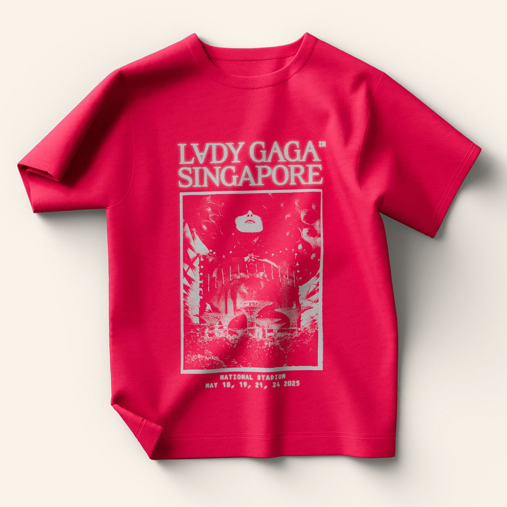 Lady Gaga Mayhem Tour Merch 2025 Concert Pink Singapore T-Shirt Gift Ideas For Wife