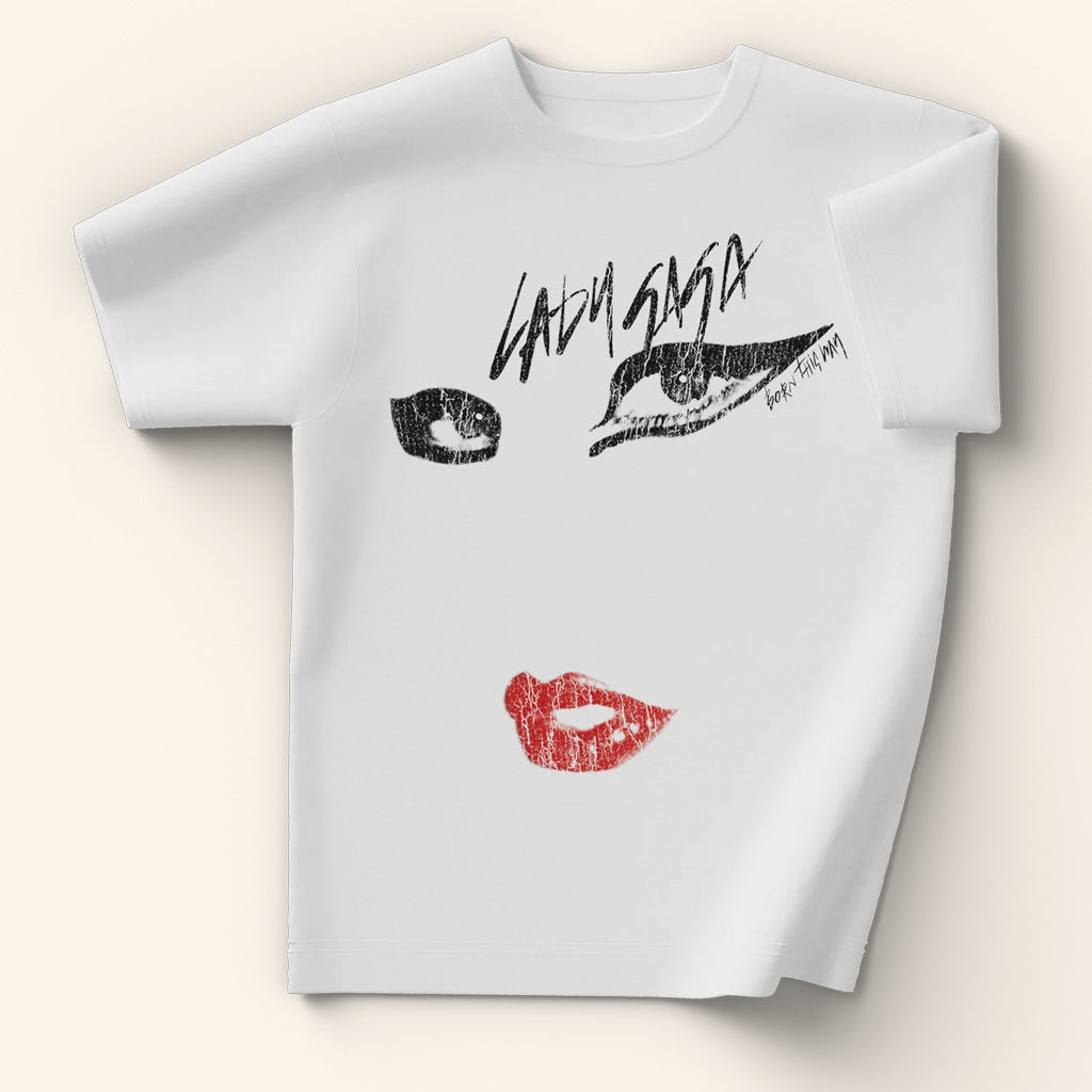 Lady Gaga Mayhem Tour Merch 2025 Concert Shirt Born This Way Eyes T-Shirt Gifts For Her