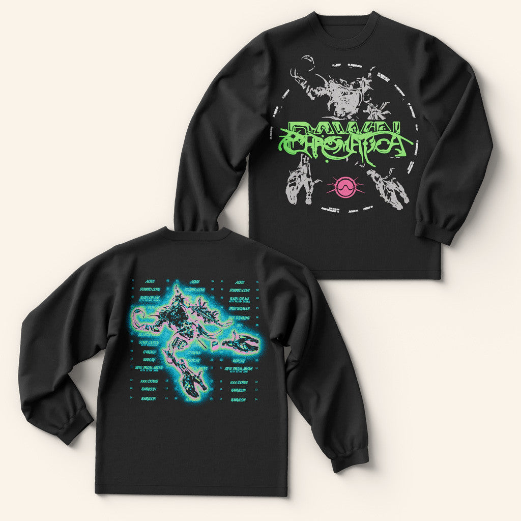 Lady Gaga Mayhem Tour Merch 2025 Concert Shirt Dawn Of Chromatica Long Sleeve T-Shirt Gifts