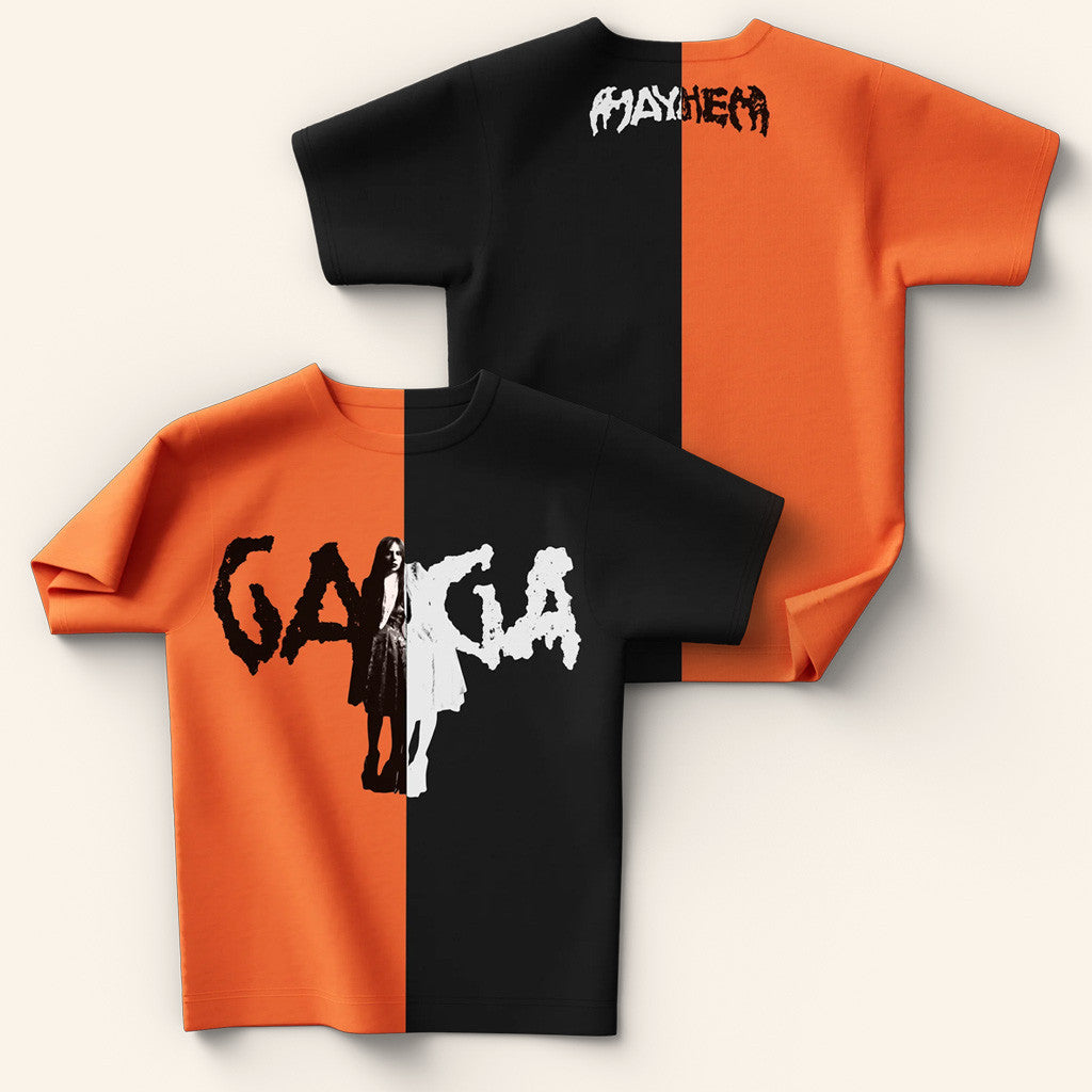 Lady Gaga Mayhem Tour Merch 2025 Concert Split T-Shirt Gifts For Best Friends
