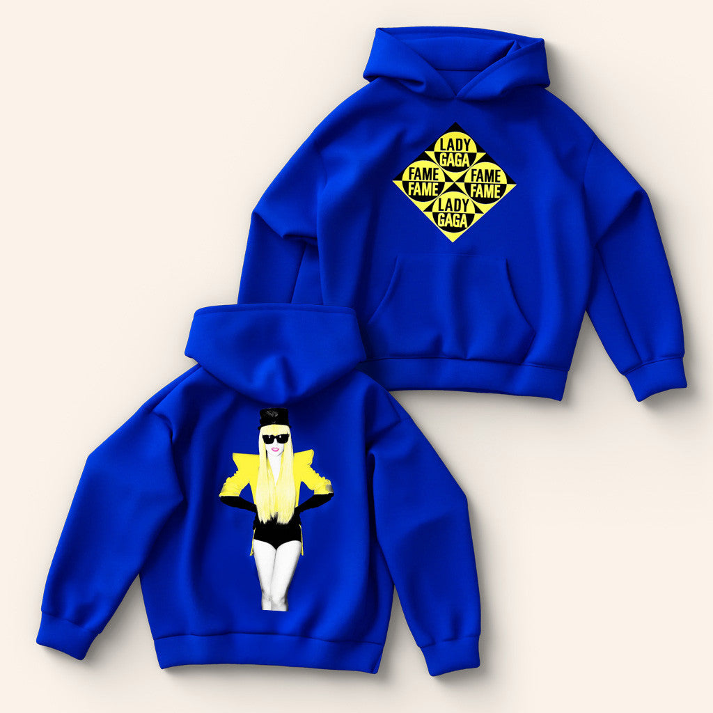 Lady Gaga Mayhem Tour Merch 2025 Concert The Fame Blue Hoodie Best Gifts For Wife
