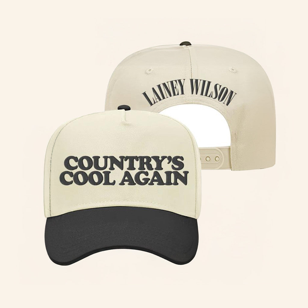 Lainey Wilson Merch Country's Cool Again Hat Embroidered Birthday Gifts For Girlfriend