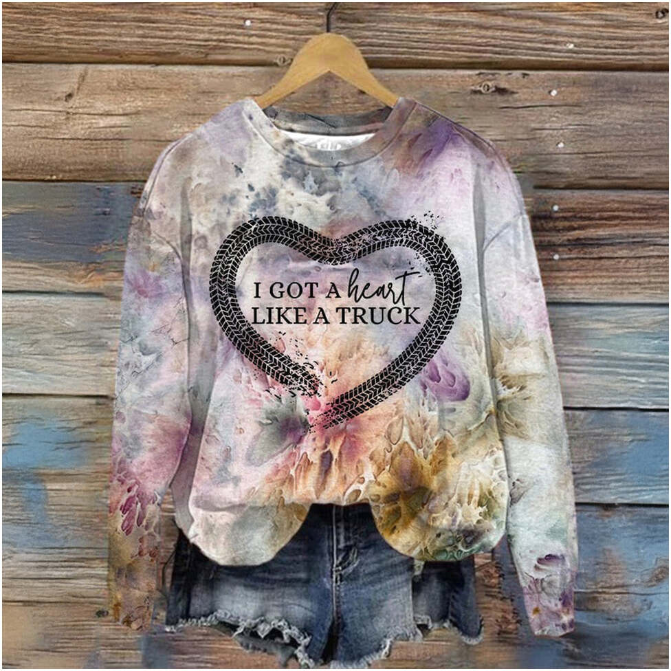 Lainey Wilson Merch I Got Heart Like A Truck Sweatshirt Music Country Gifts For Fans