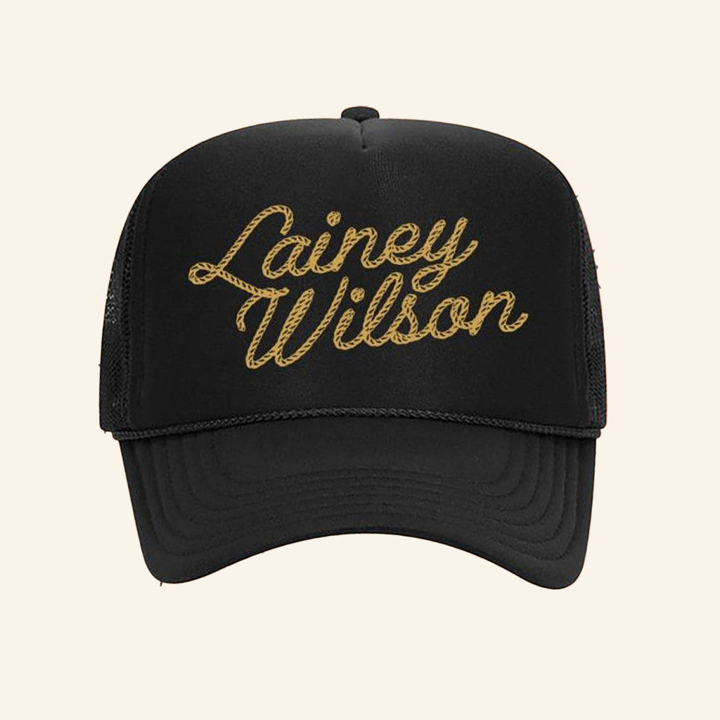 Lainey Wilson Merch Logo Rope Trucker Hat Birthday Gifts For Girlfriend