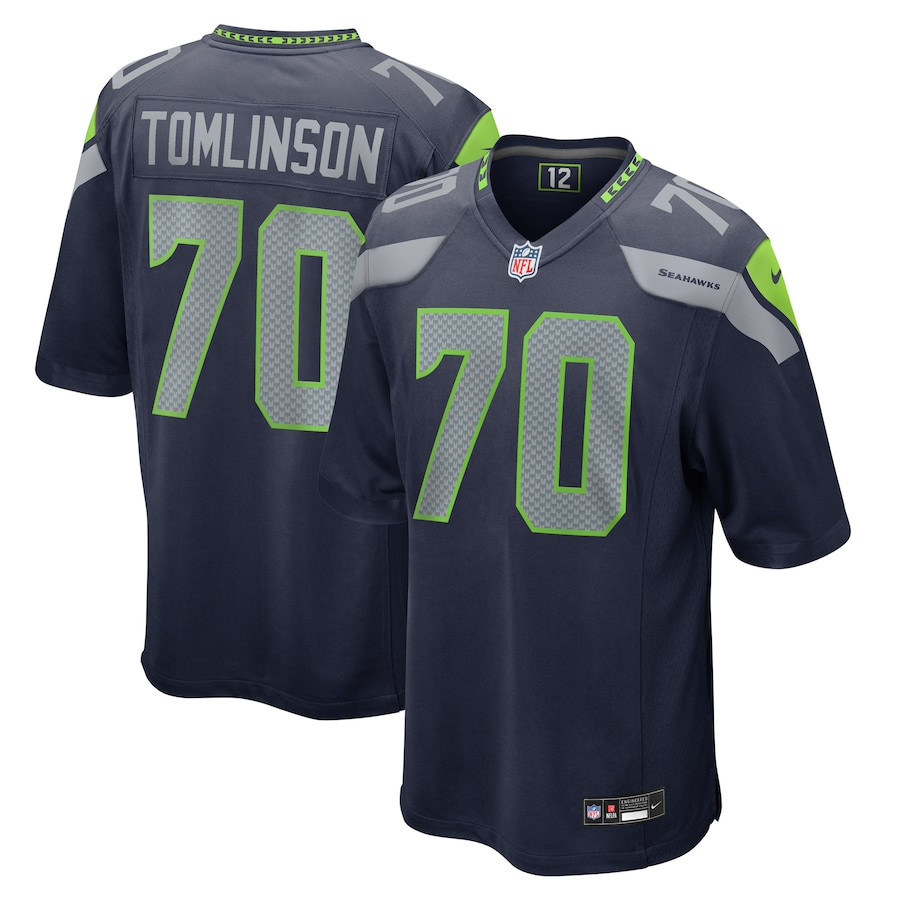 Laken Tomlinson 70 Seattle Seahawks Game Men Jersey - College Navy - JSDV958