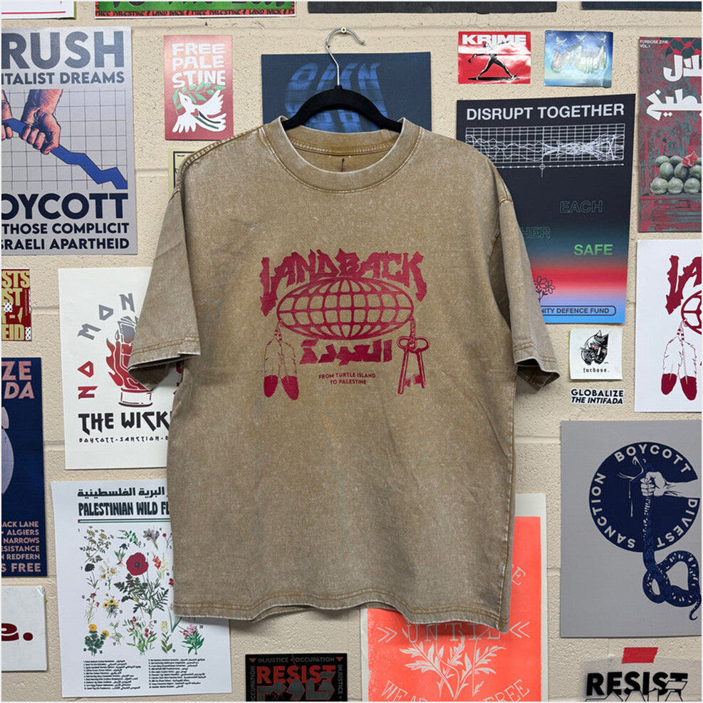 Landback T-Shirt Furdose Merch Best Birthday Gifts For Husband Gifts For Best Friend