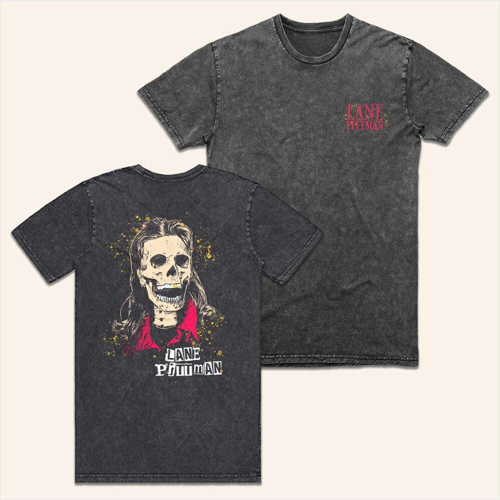Lane Pittman Skull T-Shirt Lane Pittman Merch Birthday Gifts For Dad BFF Gifts