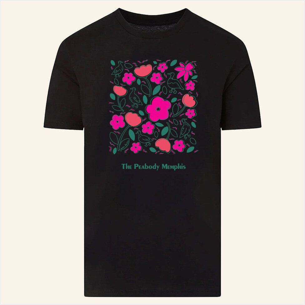 Lansky X Justin Bowles Peabody Black T-Shirt Lansky Bros Merch Birthday Gifts For Besties