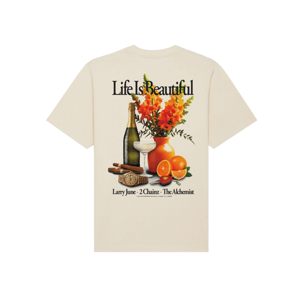 Larry June Merch Larry June Tru Organics T-Shirt Life Is Beautiful Album Gifts For Best Friend