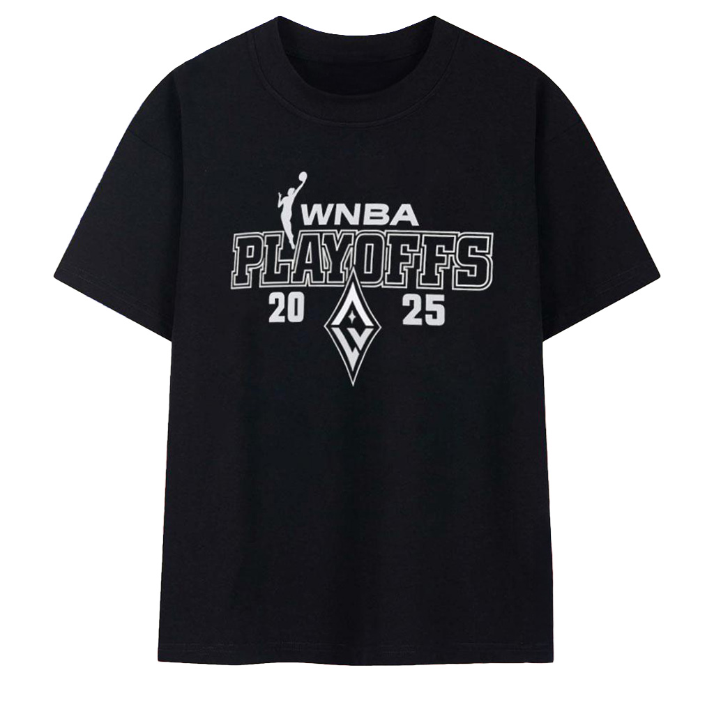 Las Vegas Aces 2025 WNBA Playoffs Logo T-Shirt Las Vegas Aces Merch Gifts For Basketball Fan