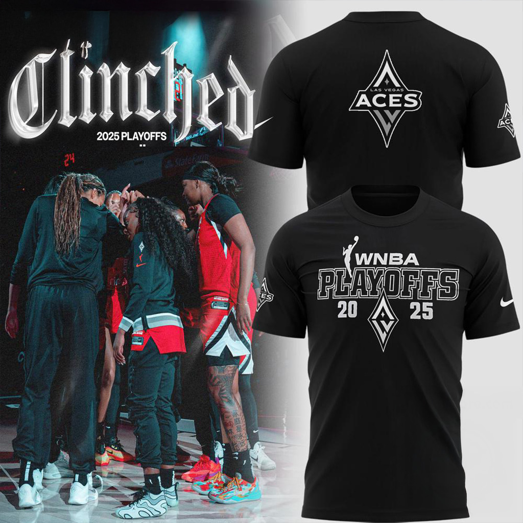 Las Vegas Aces WNBa Playoffs 2025 T-Shirt Aces Merch Gift For Basketball Lover