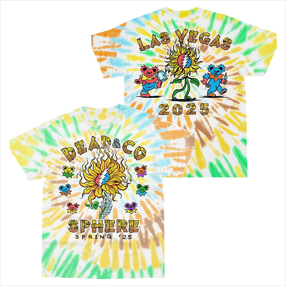 Las Vegas Sphere Spring 2025 T-Shirt Dead And Company Merch BFF Birthday Gifts