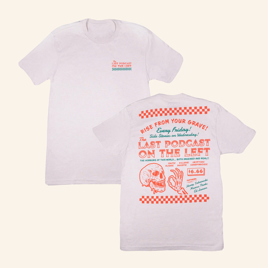 Last Podcast Merch Last Pizza On The Left T-Shirt Gifts For Fans
