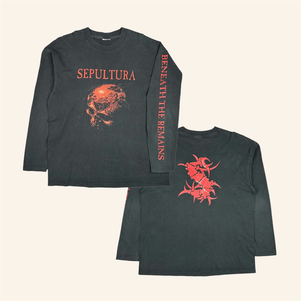 Late 90S Sepultura Long Sleeve T-Shirt Jerks Merch Good Birthday Gifts For Him Gifts For BFF