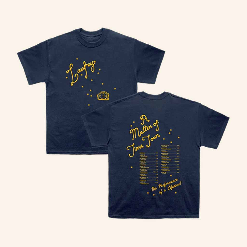 Laufey Merch A Matter Of Time Tour Shirt Birthday Gifts For Music Lovers