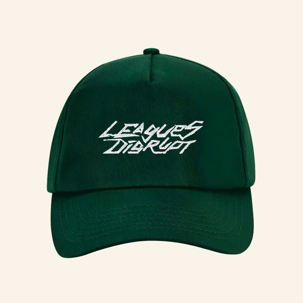 Leagues Disrupt Merch Disrupt 25 Embroidered Cap Green Gifts For Sister