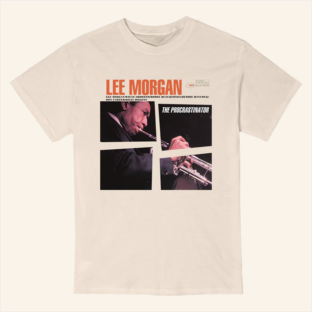 Lee Morgan The Procrastinator T-Shirt Blue Note Records Merch Gifts For Dad Birthday Gift Ideas