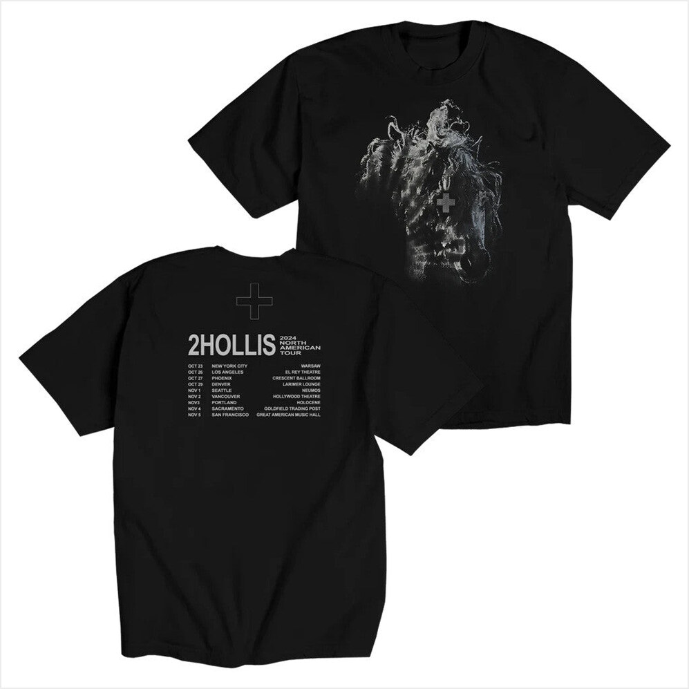 Leg One Black T-Shirt 2Hollis Merch Birthday Gift Ideas Christmas Presents