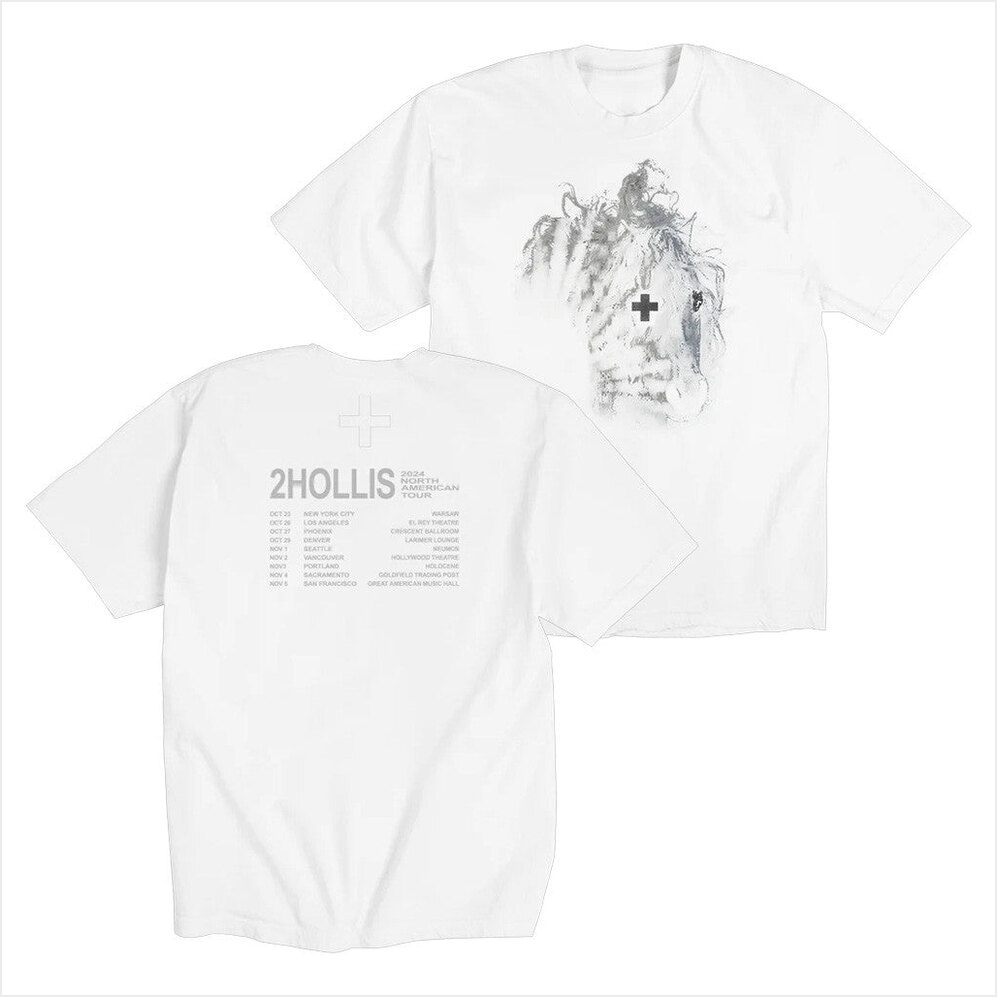Leg One White T-Shirt 2Hollis Merch Present For Husband Birthday Gifts For Best Friend