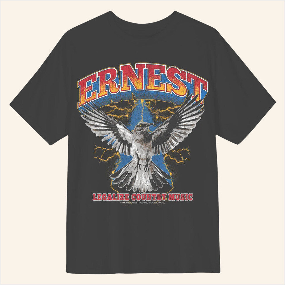 Legalize Country Music T-Shirt Ernest Official Merch Birthday Gift Ideas For Boyfriend