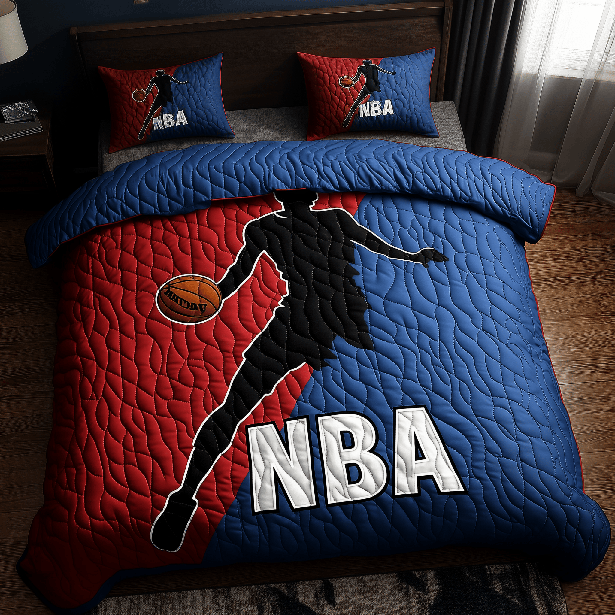 Legendary NBA Quilted Bedding Set  Stay warm this winter Christmas Ideas For Her