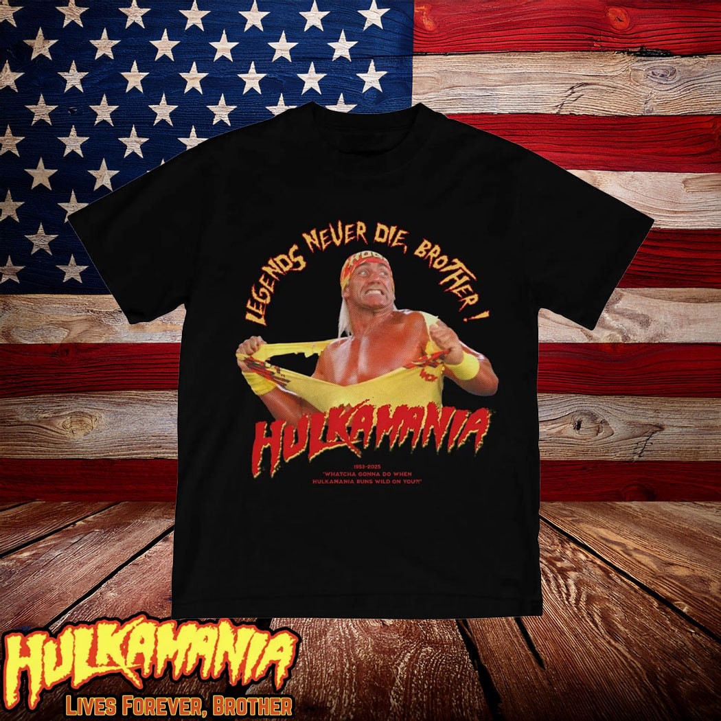 Legends Never Die Tribute Tshirt Hogan Tribute Tshirt Immortal Hulk Hogan Gift