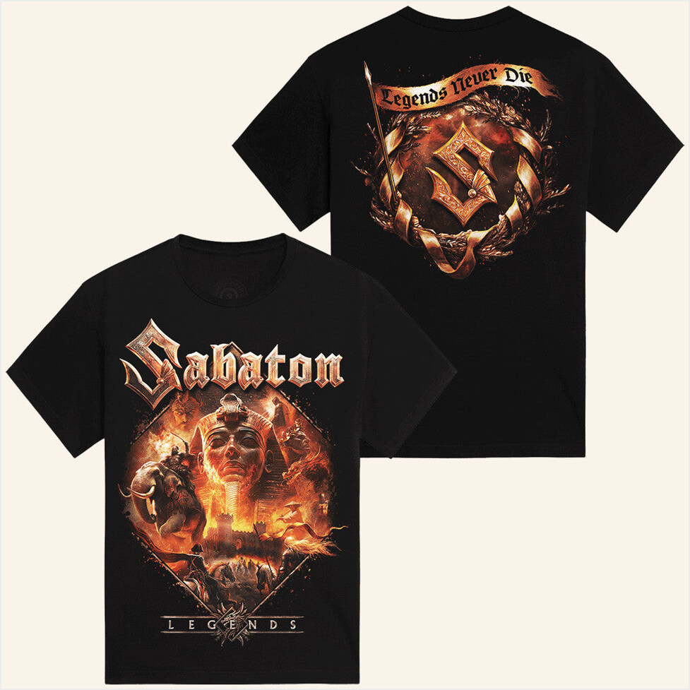 Legends T-Shirt Sabaton Merch Gift Ideas For Boyfriend Birthday Gifts For Besties