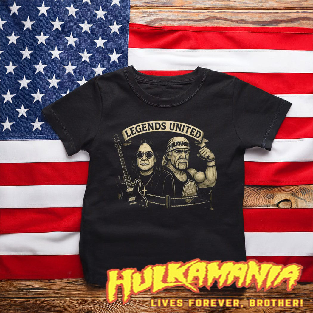 Legends Unitedhulk Hogan And Ozzy Osbourne Shirt Heart Of Wrestling Fans Gift