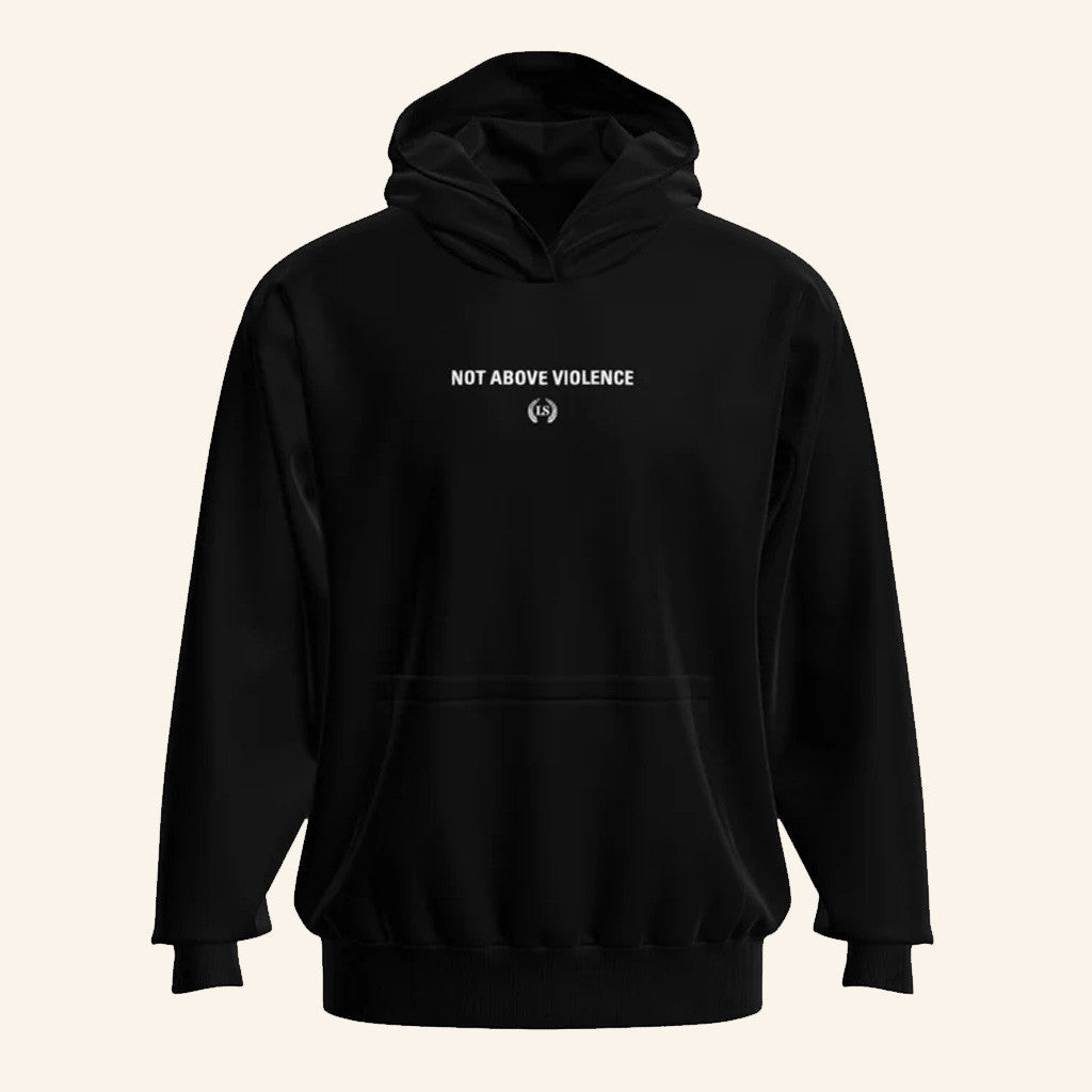 Leo Skepi Merch Not Above Violence Hoodie Birthday Gift Ideas For Husband