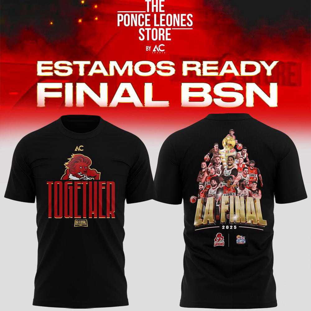 Leones De Ponce Finals Bsn 2025 Basketball Black Shirt Gifts For Fans