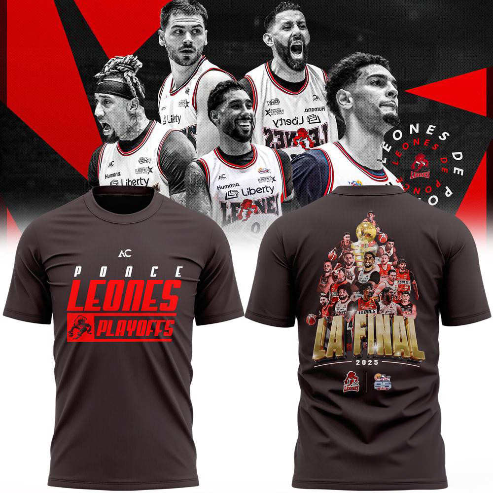Leones De Ponce Finals Bsn 2025 Basketball Team Graphic T-Shirt Gifts For Fans