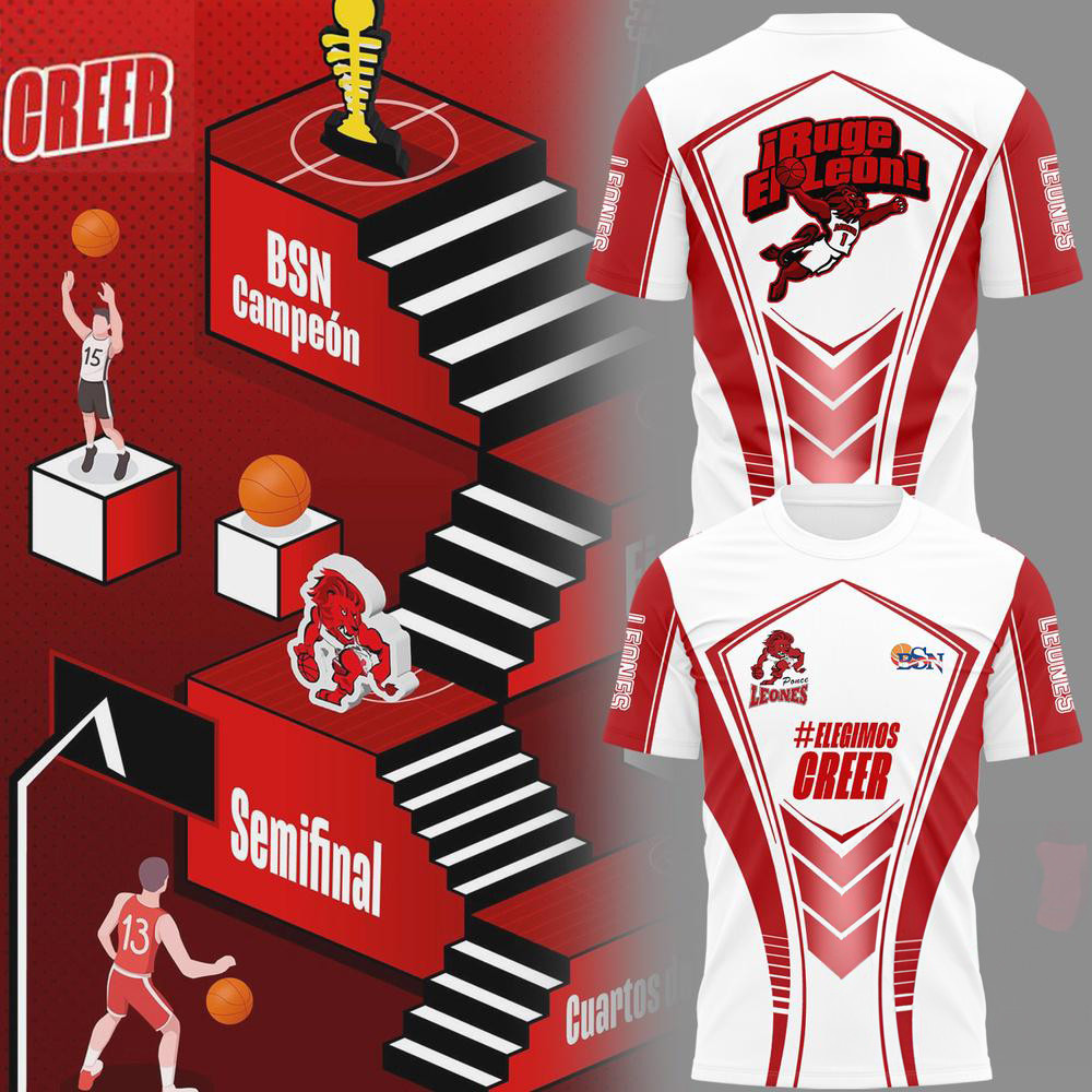 Leones De Ponce Play Offs 2025 Basketball Limited Edition Shirt Fans Gifts