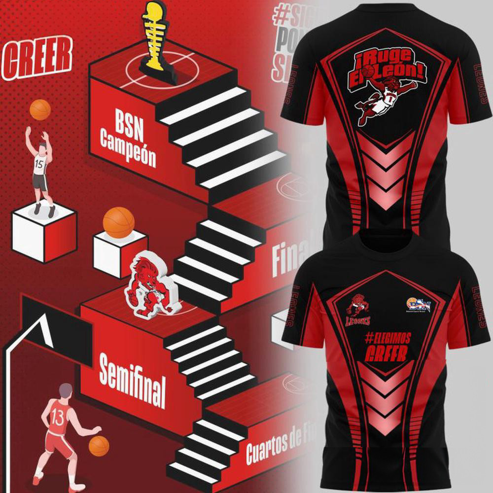 Leones De Ponce Play Offs 2025 Basketball New Design 3d Shirt Fans Gifts