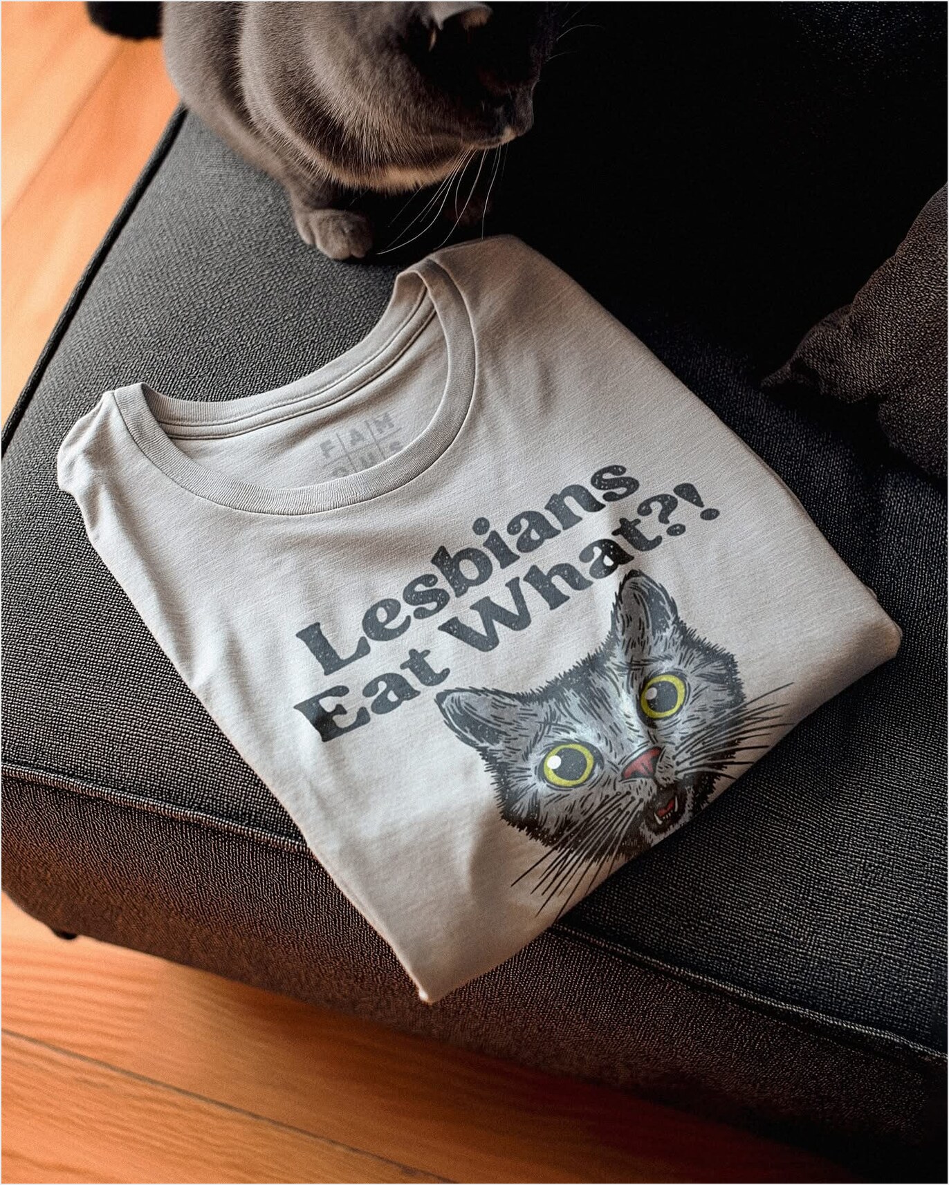 Lesbians Eat What Cat Shirt Funny Lesbian T-Shirts Gay Pride Gifts Birthday Gift Ideas