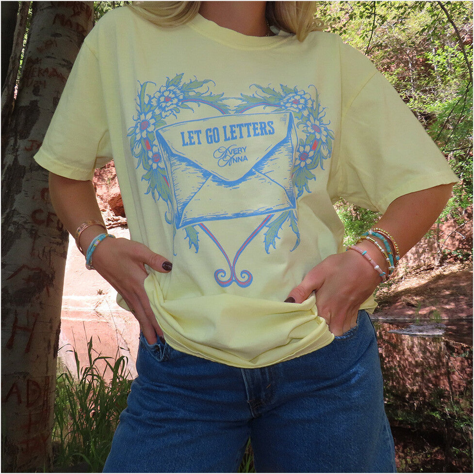 Let Go Letters T-Shirt Avery Anna Merch Birthday Gift Ideas Christmas Presents