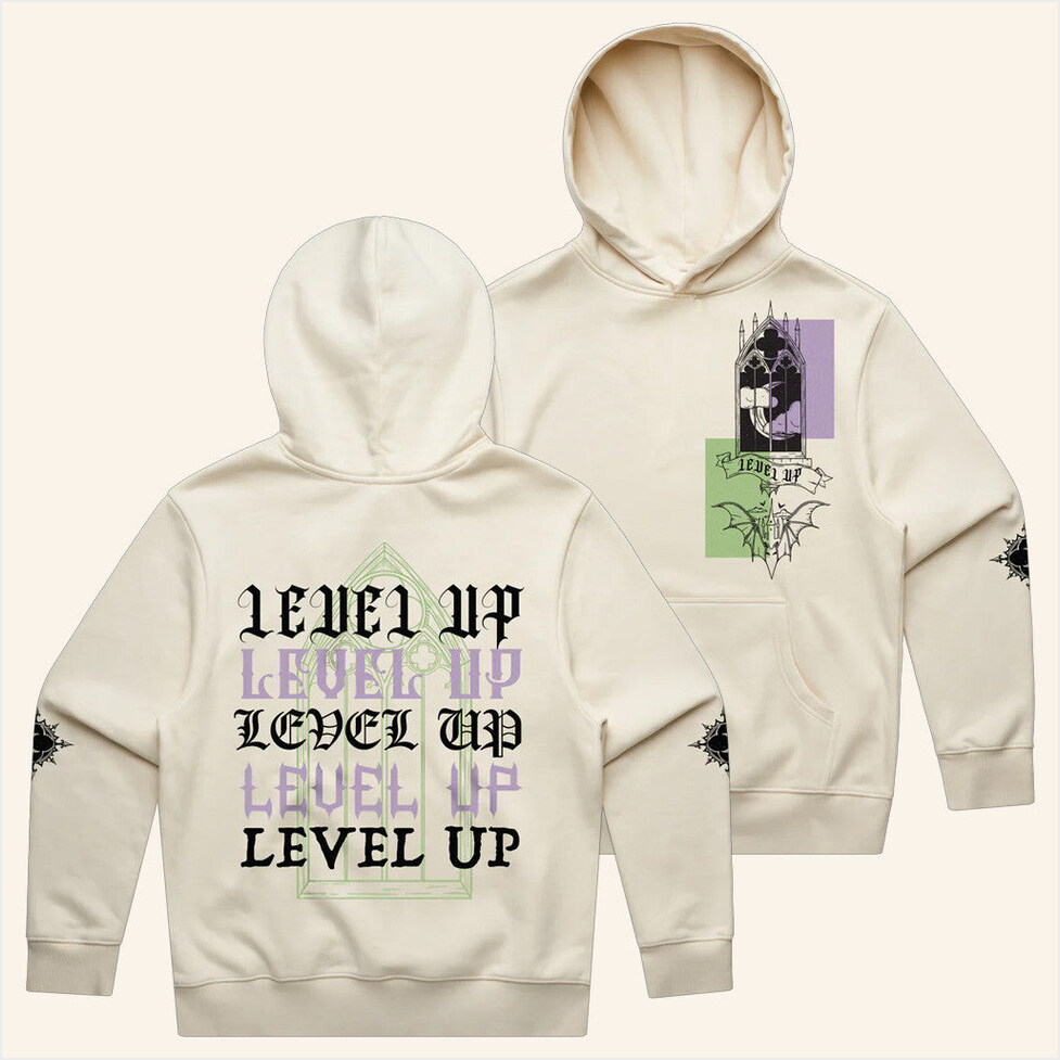 Level Up Solar Summer Hoodie Level Up Merch BFF Birthday Gifts Christmas Presents