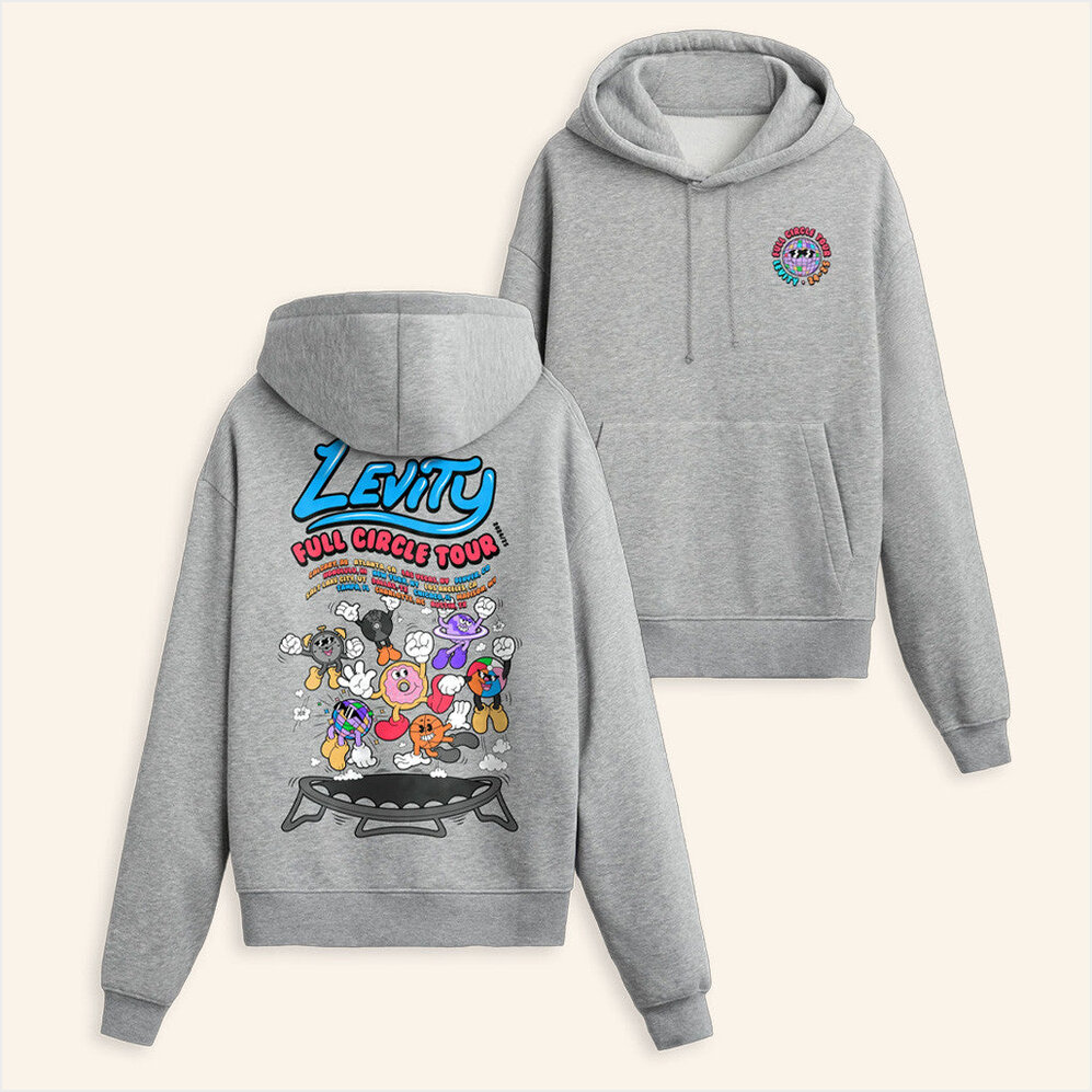 Levity Full Circle Trampoline Hoodie Levity Merch BFF Birthday Gifts Christmas Presents